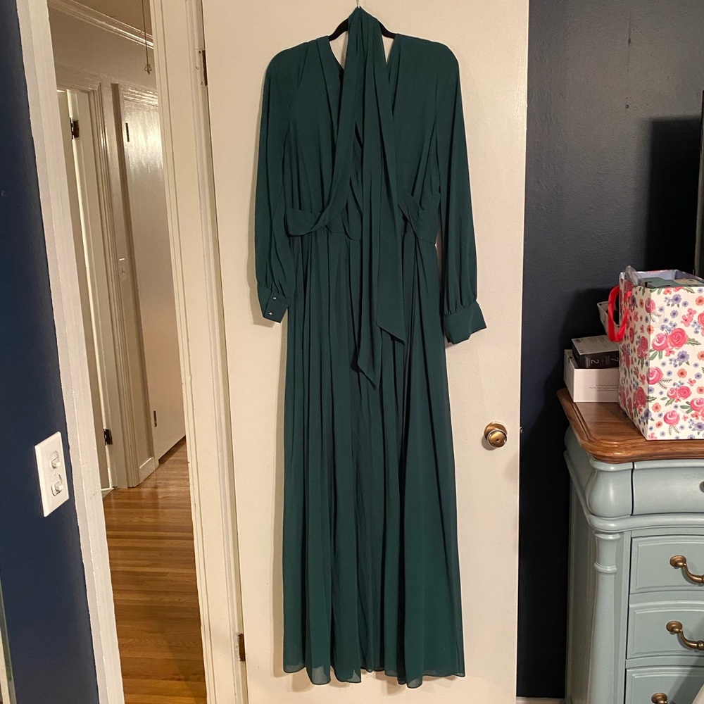 Emerald Green Maternity Gown